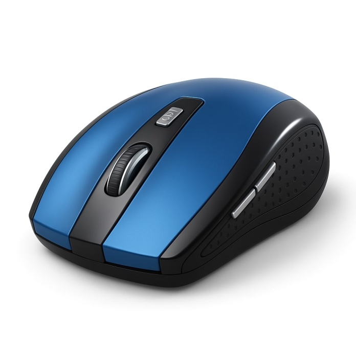 mysz bezprzewodowa Media-Tech RATON PRO MT1113B czarno niebieska
